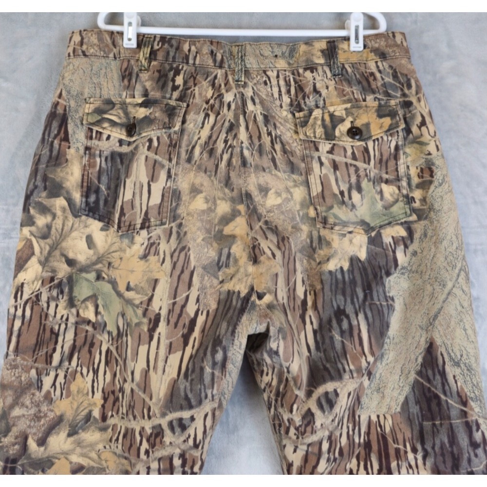 Vtg Cabelas GoreTex Camo Pants Mens 39x29.5 Insulated Hunting Realtree USA Made - Picture 4 of 7